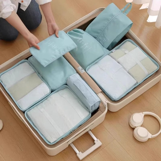 Marketbabad 8-Piece Travel Packing Organizer Bag Set product view 1